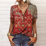 Boho-Bluse für Damen | Komfortable
