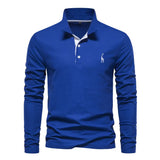 Herren Langarm-Poloshirt | Komfortable