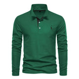 Herren Langarm-Poloshirt | Komfortable