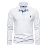 Herren Langarm-Poloshirt | Komfortable
